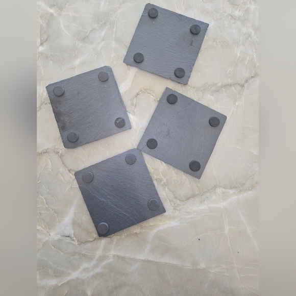 Mandalorian Star Wars The Child Slate Coaster Set - Picture 3 of 3